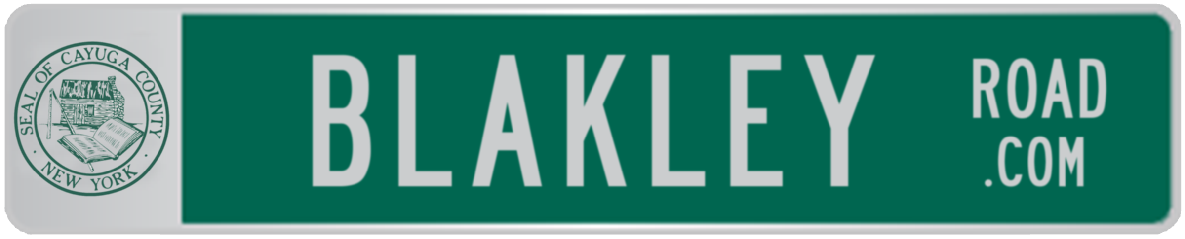 Blakely Road Street Sign and Logo Blakley Road street sign turned into a logo for BlakleyRoad.com